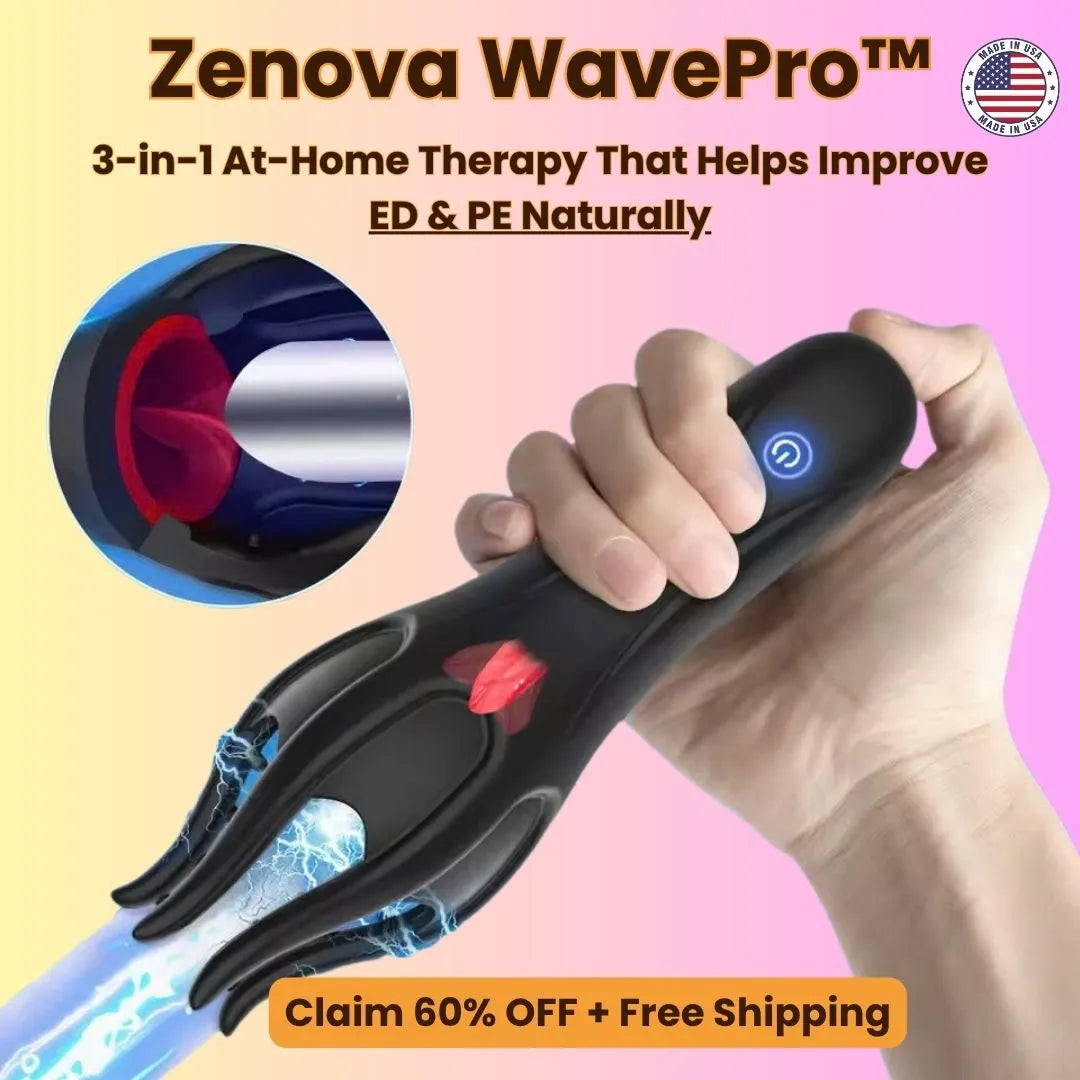Zenova WavePro™ - 3-in-1 Circulation & Therapy Device