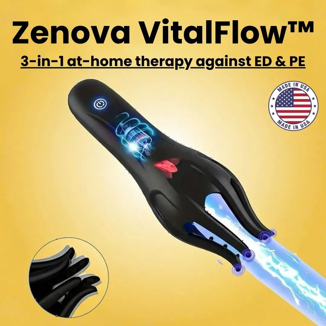 Zenova VitalFlow™ - 3-in-1 Therapy Device